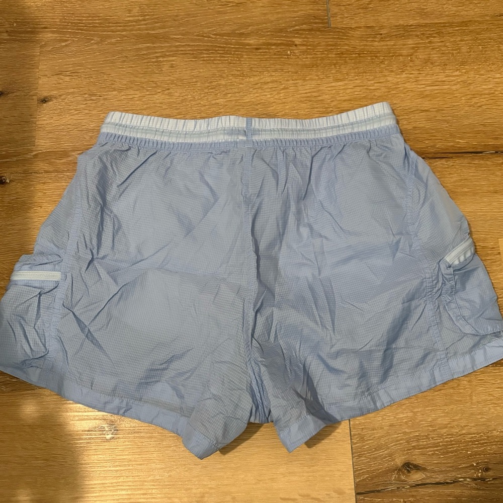Outdoor Voices Windbreaker Cargo / Utility Shorts in Blue - Picture 10 of 11